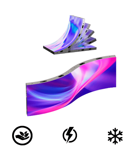 Pantalla LED Flexible Serie SF3