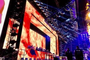 Kit Pantalla LED Hulk Pitch 4 Visual Pro instalado en escenario