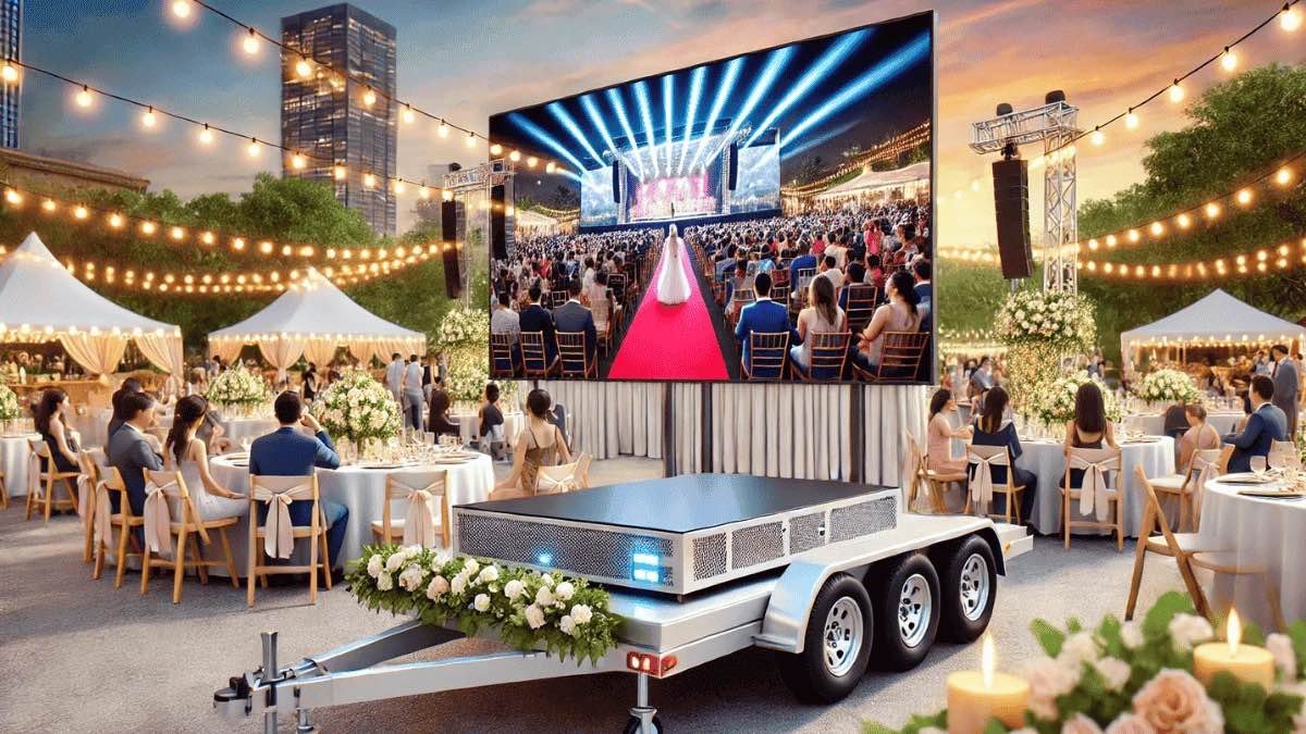 Pantalla LED Aviled Pitch 3.9 Visual Pro en formato 3x2 para eventos